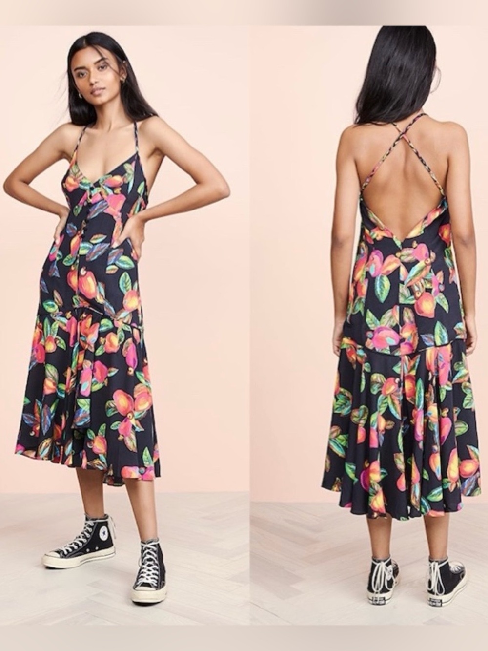 Farm Rio Cashew Midi Dress - Flawed